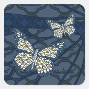 Adesivo Quadrado Jewish Monarch Sticker