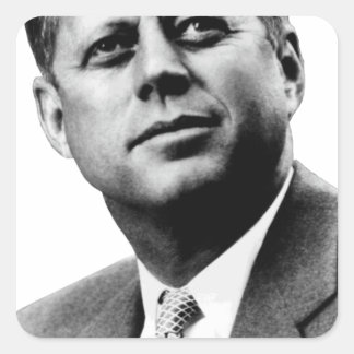Adesivo Quadrado JFK - John F. Kennedy