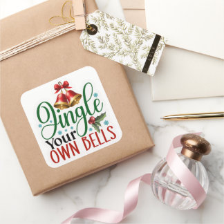 Adesivo Quadrado Jingle Your Own Bells Sticker Set