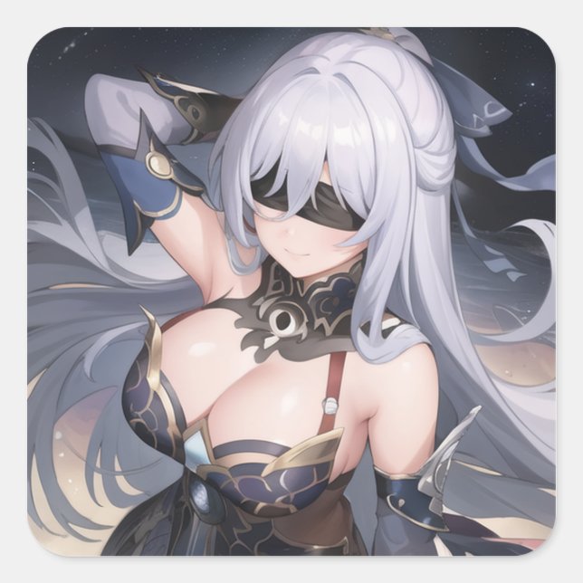 Adesivo Quadrado Jingliu HSR (Frente)