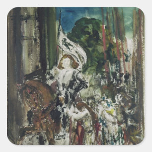 Adesivo Quadrado Joana do arco