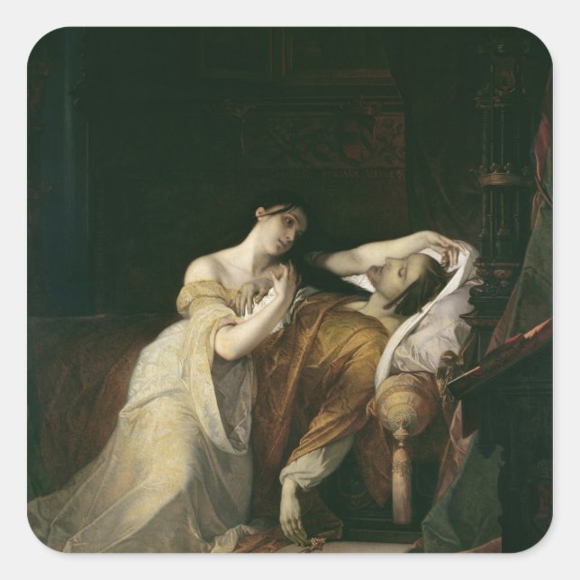 Adesivo Quadrado Joanna, o Louco com Filipe, o Bonitão (Frente)