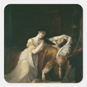 Adesivo Quadrado Joanna o louco com Philip mim o considerável