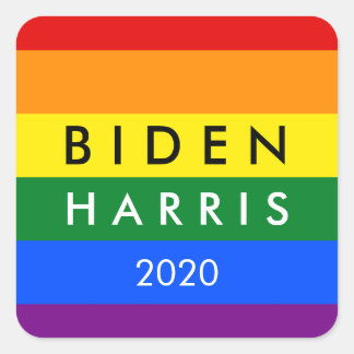 Adesivo Quadrado Joe Biden Kamala Harris 2020