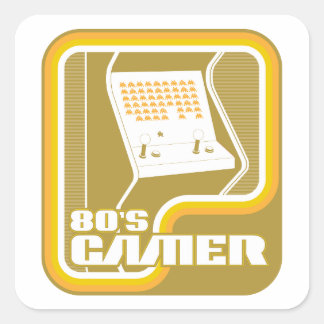 Adesivo Quadrado Jogador de anos 80