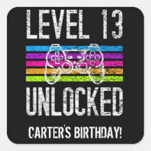 Jogador Personalizado de Aniversário do Nível 13 D