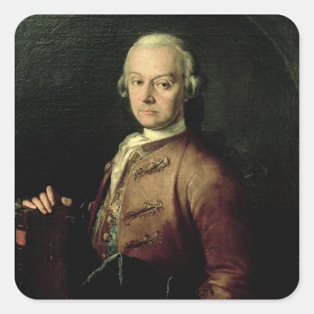 Adesivo Quadrado Johann Georg Leopold Mozart (Frente)