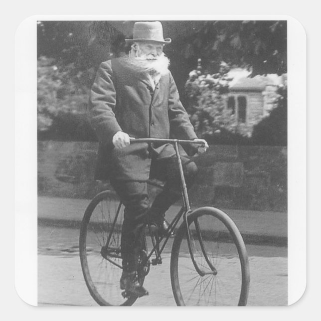 Adesivo Quadrado John Boyd Dunlop (Frente)