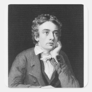 Adesivo Quadrado John Keats