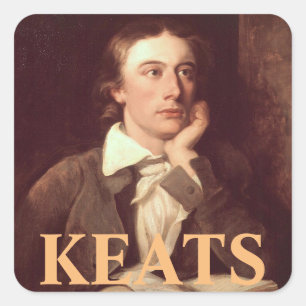 Adesivo Quadrado John Keats Square Sticker