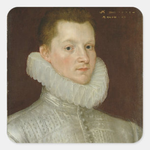 Adesivo Quadrado John Smythe de Ostenhanger (agora Westenhanger)