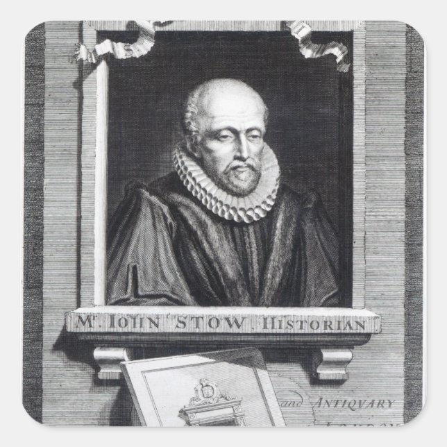 Adesivo Quadrado John Stow (Frente)