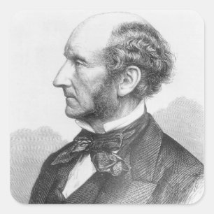 Adesivo Quadrado John Stuart Mill