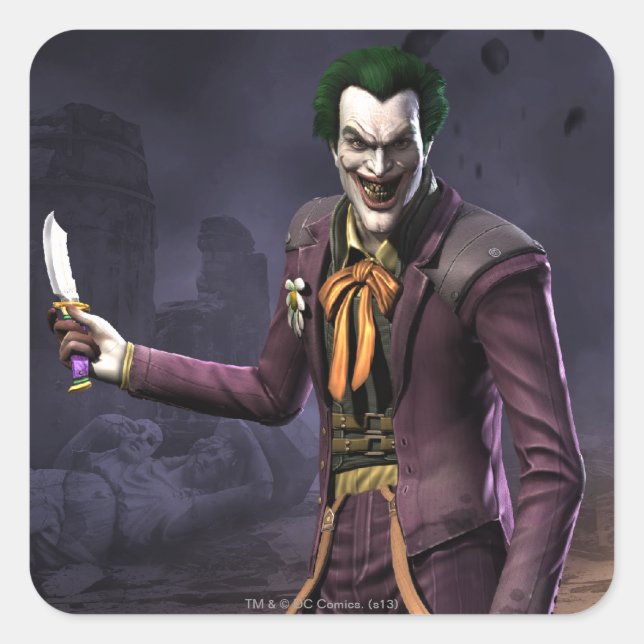 Adesivo Quadrado Joker (Frente)