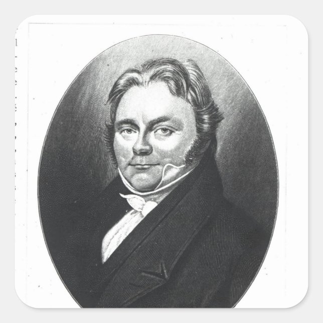 Adesivo Quadrado Jons Jakob Berzelius (Frente)