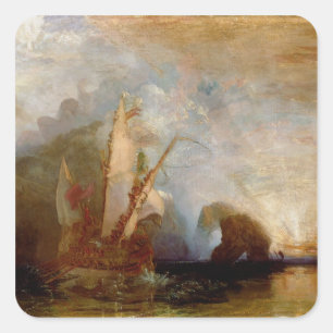 Adesivo Quadrado Joseph Mallord William Turner Ulysses que