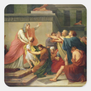 Adesivo Quadrado Joseph reconheceu por seus irmãos