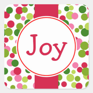 Adesivo Quadrado Joy dots Stickers