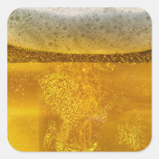 Adesivo Quadrado Joyful Beer Galaxy a Celestial Quenching (Frente)