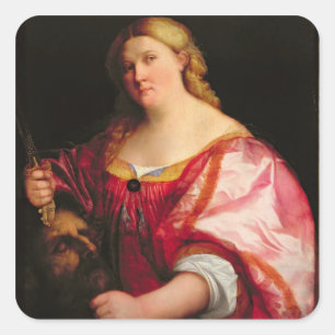 Adesivo Quadrado Judith, c.1525-28 (óleo em canvas)