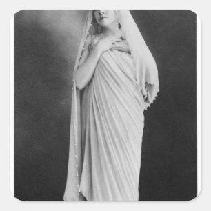 Adesivo Quadrado Julia Bartet em "Antigo" por Sophocles