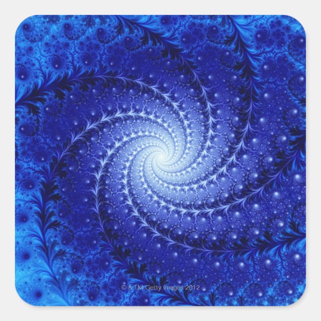 Adesivo Quadrado Julia Fractal 4 (Frente)