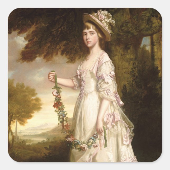 Adesivo Quadrado Julia Keathberry (Frente)