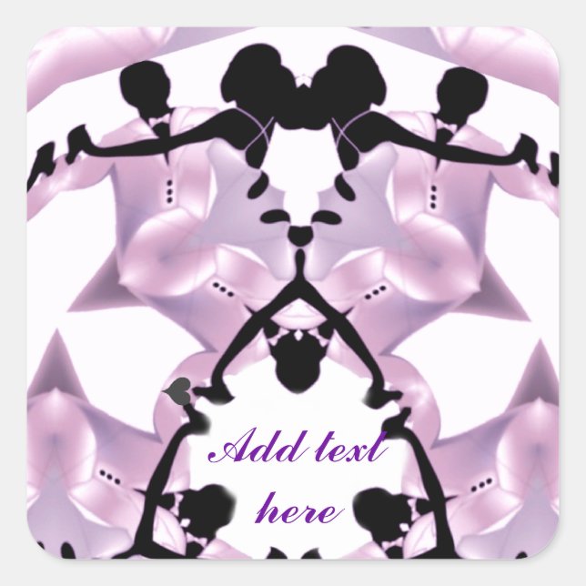 Adesivo Quadrado Junte-se a nós_ (Frente)