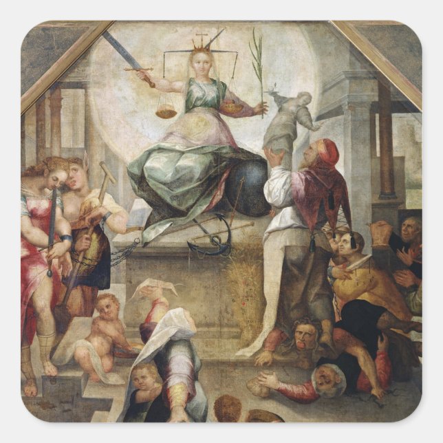 Adesivo Quadrado Justiça (Frente)