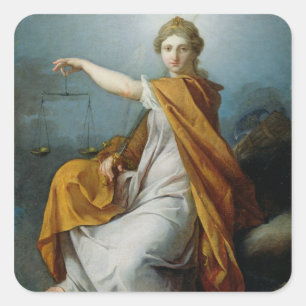 Adesivo Quadrado Justiça