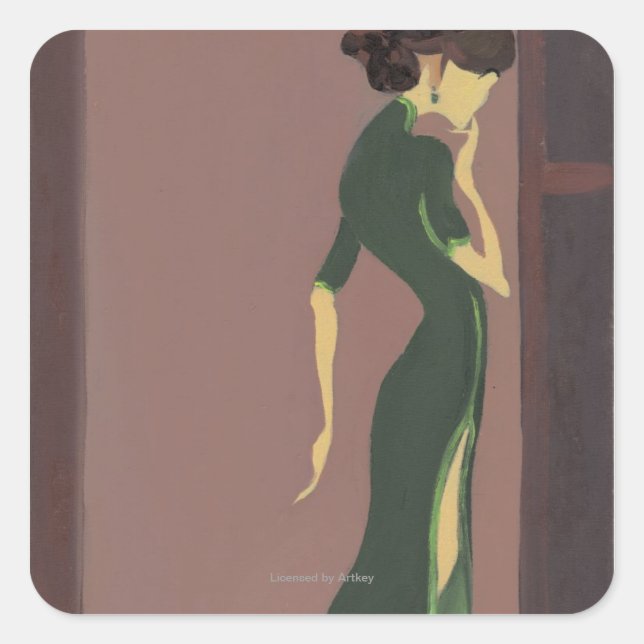 Adesivo Quadrado Juventude florescente No.7 (Frente)