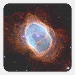 Adesivo Quadrado JWST Telescópio James Webb Nebulosa do Anel Austra