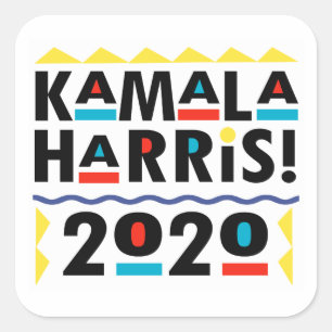 Adesivo Quadrado Kamala Harris 2020