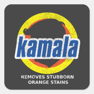 Adesivo Quadrado Kamala remove manchas laranja bornais