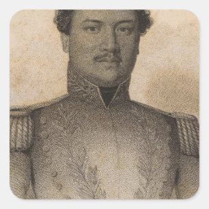 Adesivo Quadrado Kamehameha, Havaí