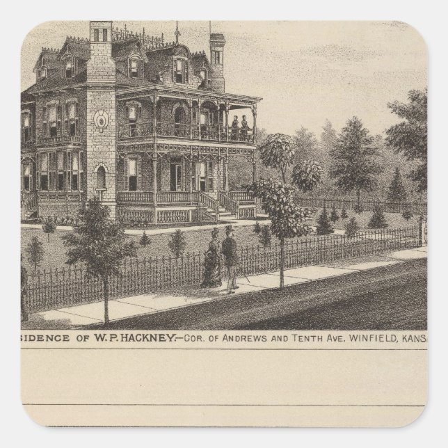 Adesivo Quadrado Kansas (Frente)