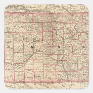 Adesivo Quadrado Kansas 3