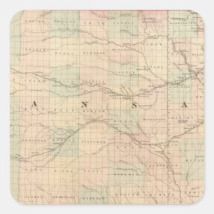 Adesivo Quadrado Kansas 6