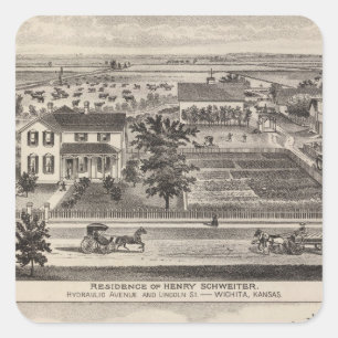 Adesivo Quadrado Kansas 7