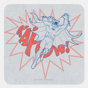 Adesivo Quadrado KAPOW! Batman Graphic