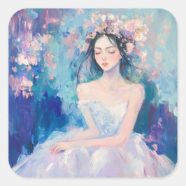 Adesivo Quadrado Karissa Color Pop Glossy Sticker