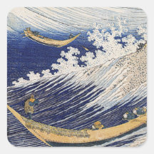 Katsushika Hokusai. Ondas oceânicas