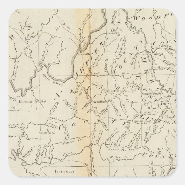 Adesivo Quadrado Kentucky 4 (Frente)