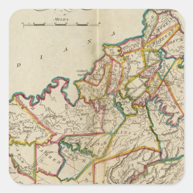 Adesivo Quadrado Kentucky 6 (Frente)