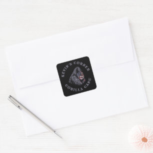 Adesivo Quadrado Kevin Corner GORILLA GANG