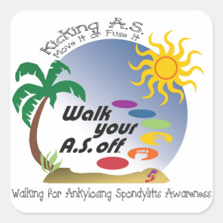 Adesivo Quadrado Kicking A.S. - Mova-O Ou Funda-O