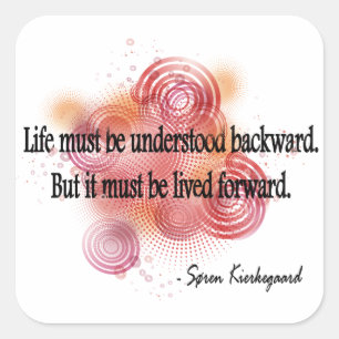Adesivo Quadrado Kierkegaard
