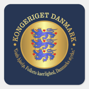 Adesivo Quadrado Kingdom of Denmark