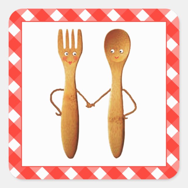 Adesivo Quadrado Kitchen Bridal Shower (Frente)