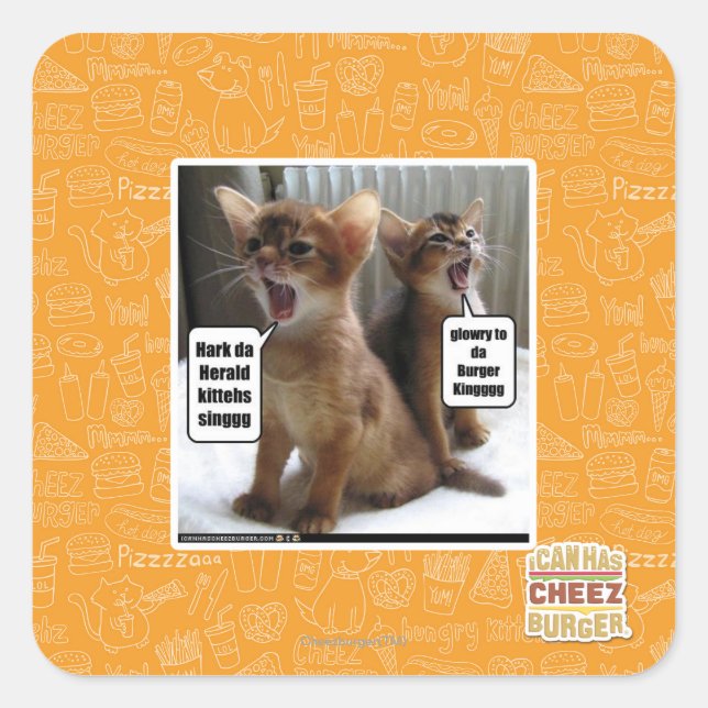 Adesivo Quadrado Kith Carols (Frente)